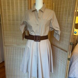 Size  Medium khaki dress cotton